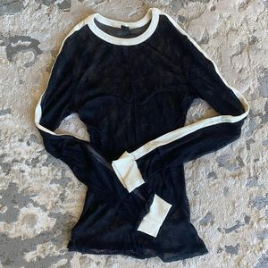 Out from Under Mesh Long-Sleeve Tee